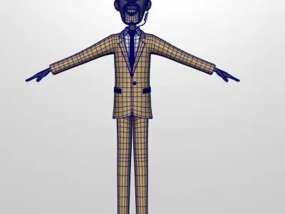 3D Stylized Character Model 3D model