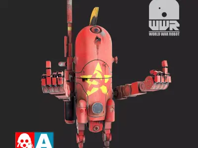 World War Robot 3D model