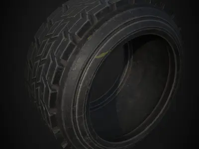 TYRE LOWPOLY GAME ASSET Low-poly 3D model
