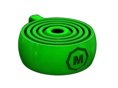 Gyroscopic Keychain gadget 3D print model