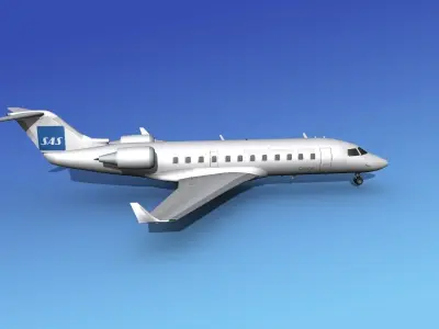 Canadair CRJ200 SAS 3D model