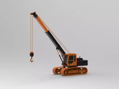 Crawler Cranes - Liebherr 3D model