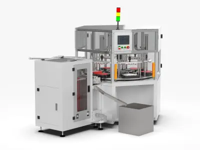 Automatic Chocolate Heart Box Forming Machine 3D model