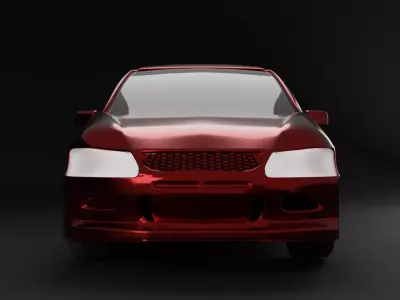 Mitsubishi car Free 3D model