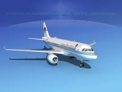 Airbus A319 America West Airlines 3D model