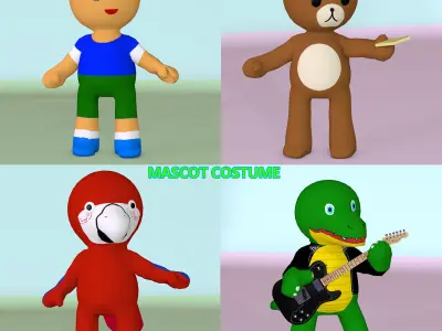 Mascot Costume 3D model