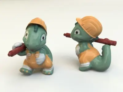 Kinder Surprise dino toy collection 3D model