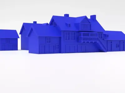 Historic millers house Gdanski Danzig 3D print model
