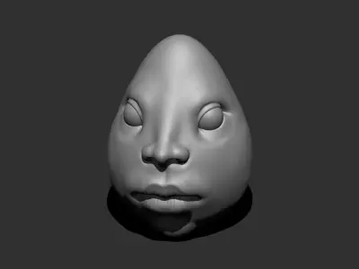 Eggface3d print Free 3D print model