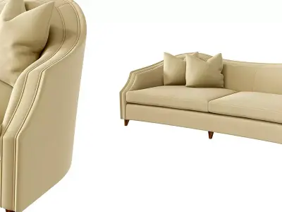 Caracole Seams To Me Sofa UPH SOFFUL 49A Free 3D model