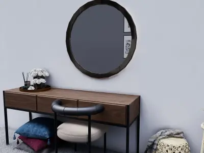 make up table Free 3D model