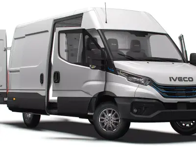 Iveco eDaily Van L3H2 HQ Interior 2024 3D model