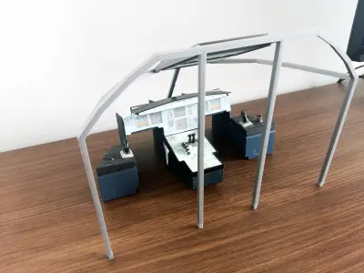 Airbus Simulator Mockup 1-12 scale 3D print model