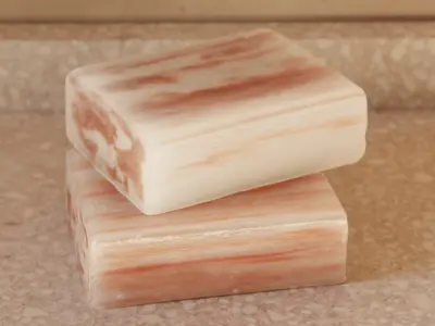  Soap Bars Model, White 