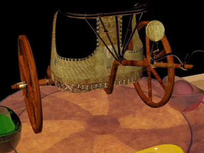 Egyptian Chariot  3D model