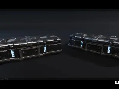 The Rally Point Military Props Low-poly 3D model