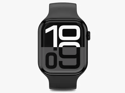 Apple Watch Series 10 Aluminum Jet Black 3D model