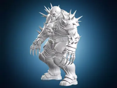 Chaos Terminator Figurine 3D Print Model 3D print model