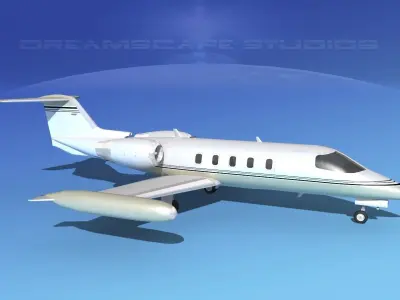 Gates Learjet 35 V12 3D model