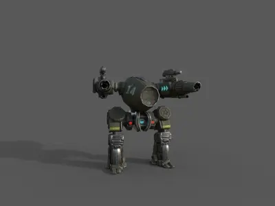 War Bots With Animation s Low-poly 3D model