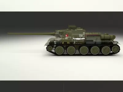 USSR Armor Pack with Interior and Engine Bay 3D model