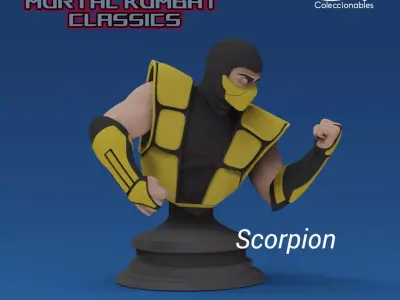Mortal Kombat Classics - Scorpion 3D print model purchase