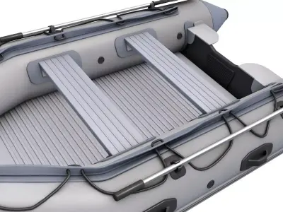 Inflatable Boat 3D model