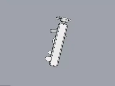 RADIATOR MOTORBIKE SPORTBIKE 250-600CC 3D model