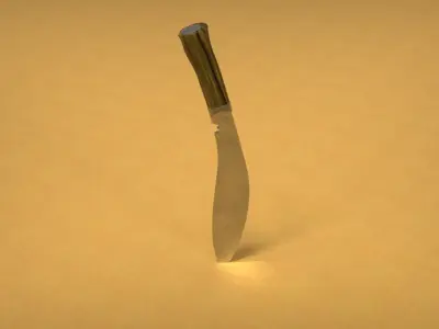 Kukri - Gorkha Knife 3D model
