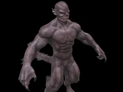 reptile  Low-poly 3D model