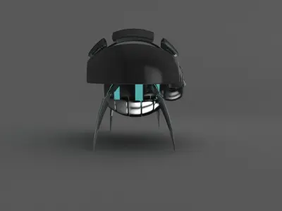 Spider Insect Robot  - 3D model Low-poly 3D model