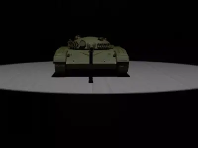 Milatry alloy Tank 3D model