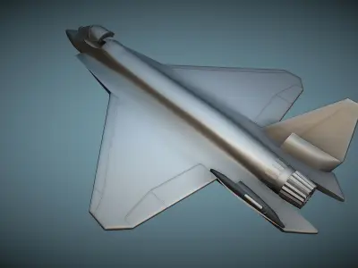 Sukhoi Su-75 Checkmate - 3D Printable Model 3D print model