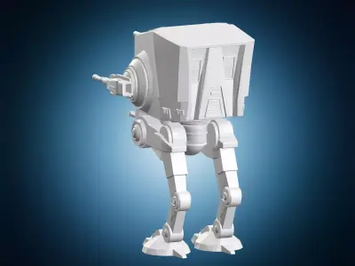 Star Wars at St Walker Model 3D print model