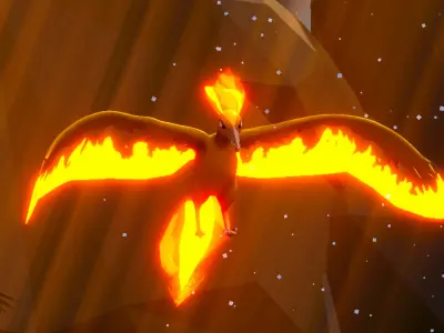 Kanto Legenday Pokemon Pack Low-poly 3D model