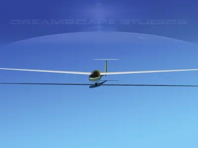 DG-400 15-Metre Motorglider V12 3D model