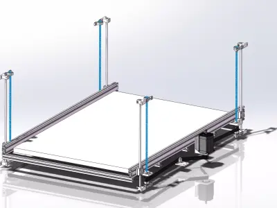 Large lifting mechanism 3D model