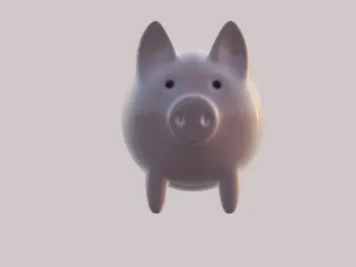 Piggy Bank 3D model