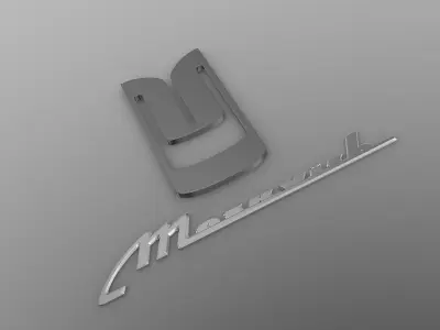 moskvich logo 3D model
