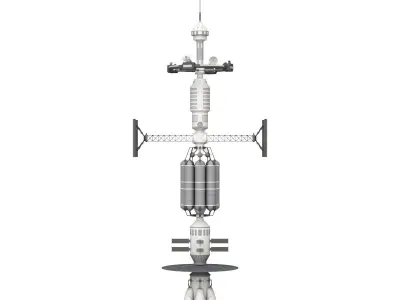 Space Station 3D model