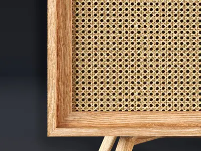 Sideboard-Decorative Set- Boho 3D model