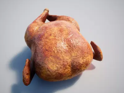 Chicken  Low-poly 3D model