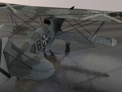 Heinkel He-51 A-1 3D model