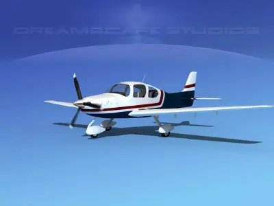 Cirrus SR22 V03 3D model