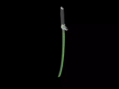 Genji Sword-Overwatch Low-poly 3D model