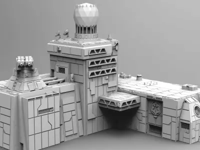 Star Wars - Imperial Military Base 3D model