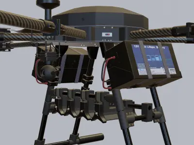 Vampire Drone known as Baba Yaga 3D model