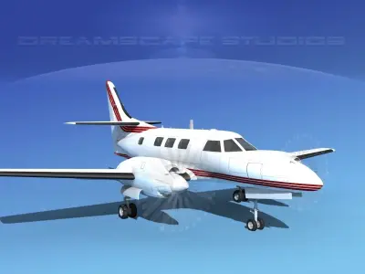 Swearingen SA226-T Merlin III V05 3D model