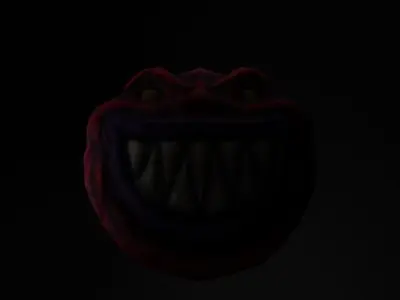 Hell Monster Low Poly Version 3D model