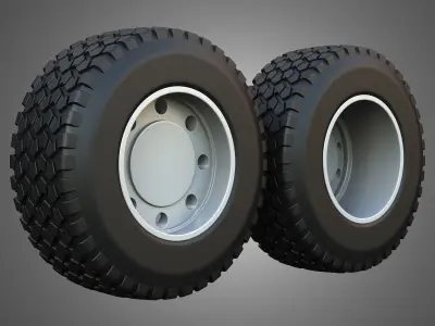 Markos Special Wheels and Tires MSWT -4 3D model